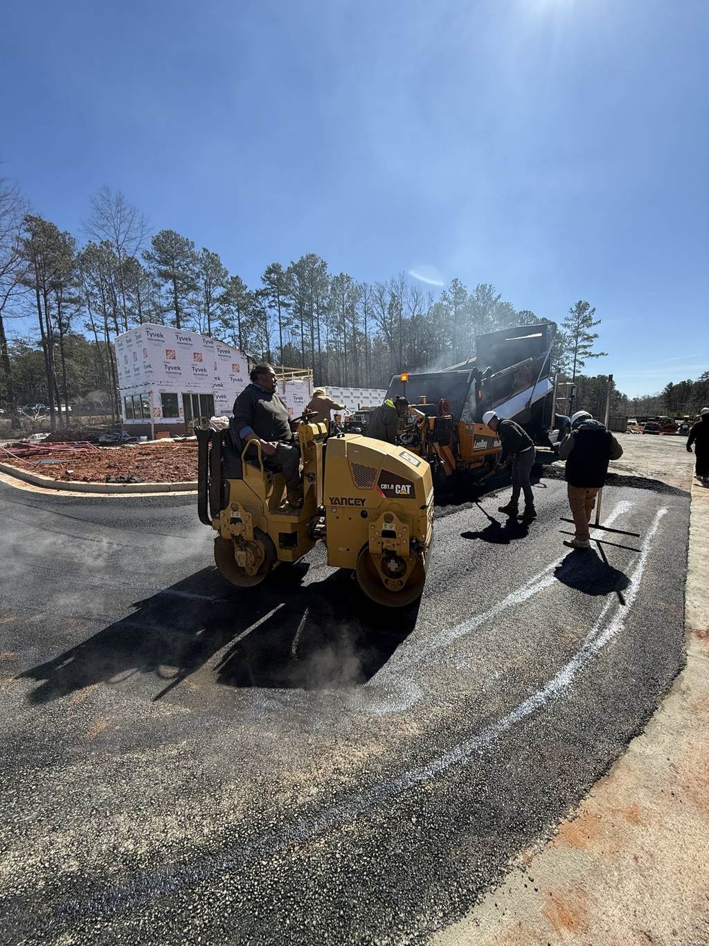 Biran Paving Group commercial asphalt project in Metro Atlanta