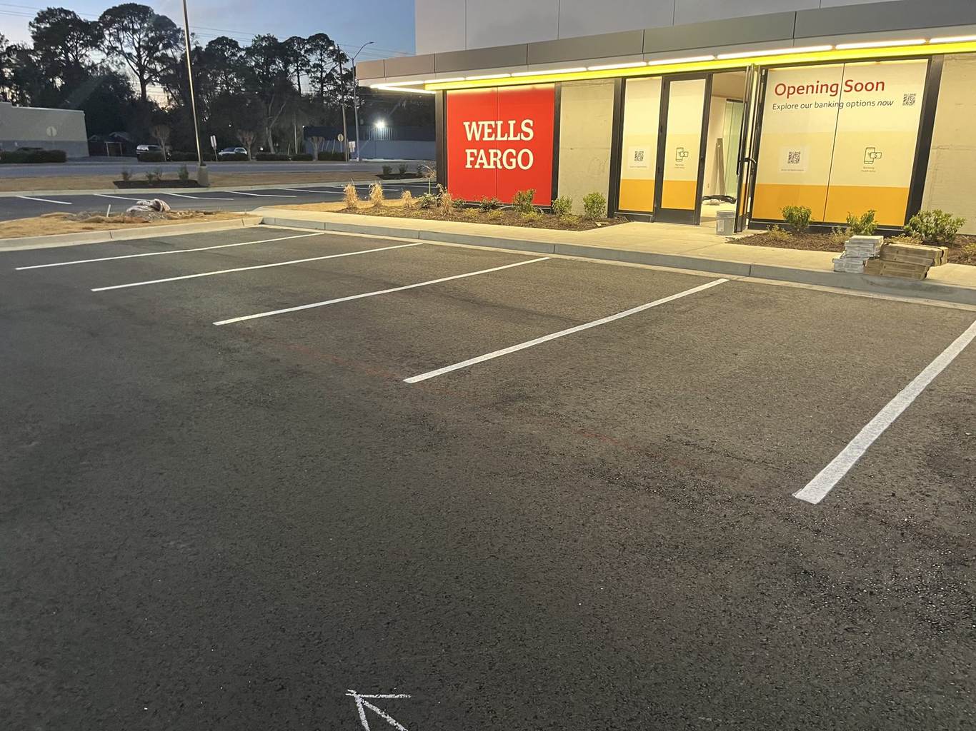 Asphalt paving and grading work on a commercial property in Atlanta, GA